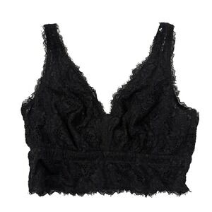 Cosabella Curvy Lace Longline Bralette Bra S Pret a Porter Goth Crop Bustier Top